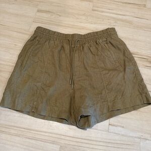 Athleta Sage Green Relaxed Shorts